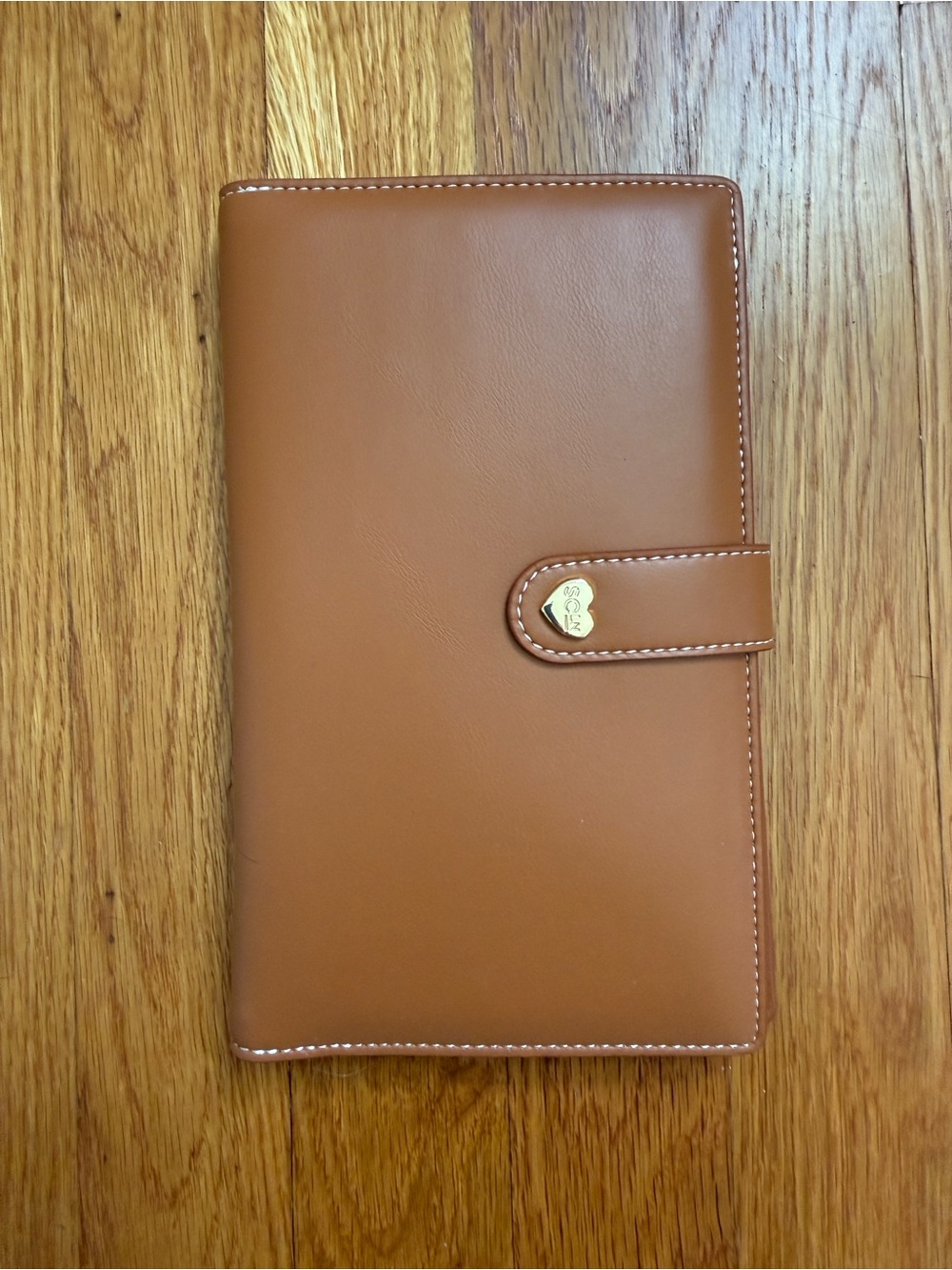 Stoney Clover Lane Tan Leather Travel Wallet/Organizer